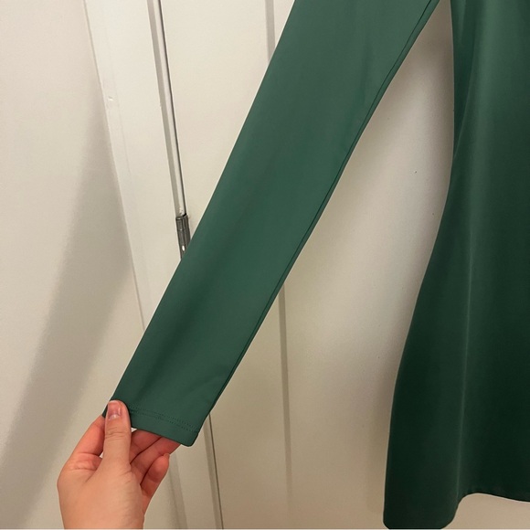 NWOT Babaton Aritzia Bodycon Dress, Green Dress, Size S - Picture 6 of 9